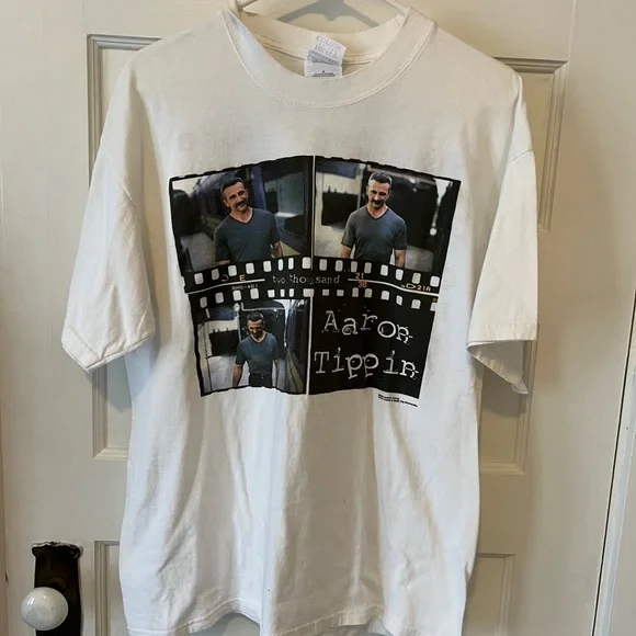 Vintage 2000 Country Aaron Tippin Tour Shirt - Picture 1 of 7